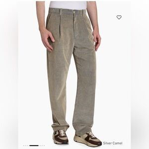 The Elder Statesman Beige Corduroy Pants